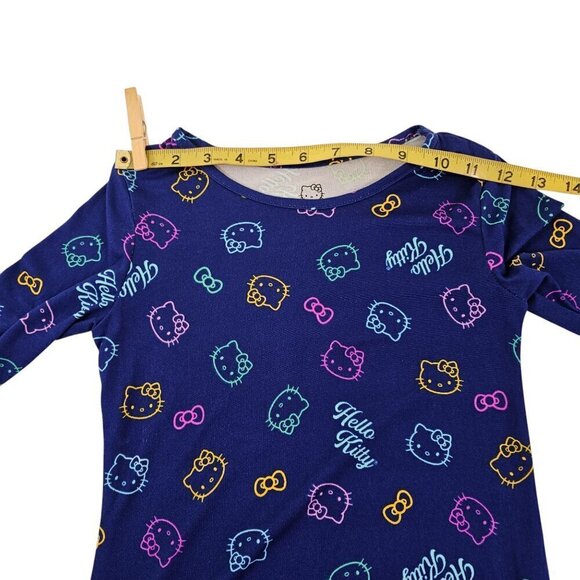 Hello Kitty Blue Signature Kitty Cat Jersey Knit Soft Dress – Small/Medium NWOT - Picture 14 of 16